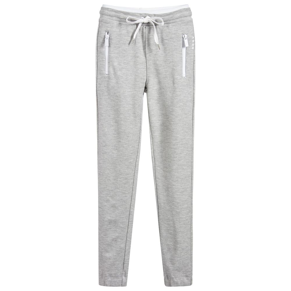 DKNY - Girls Grey Joggers | Childrensalon