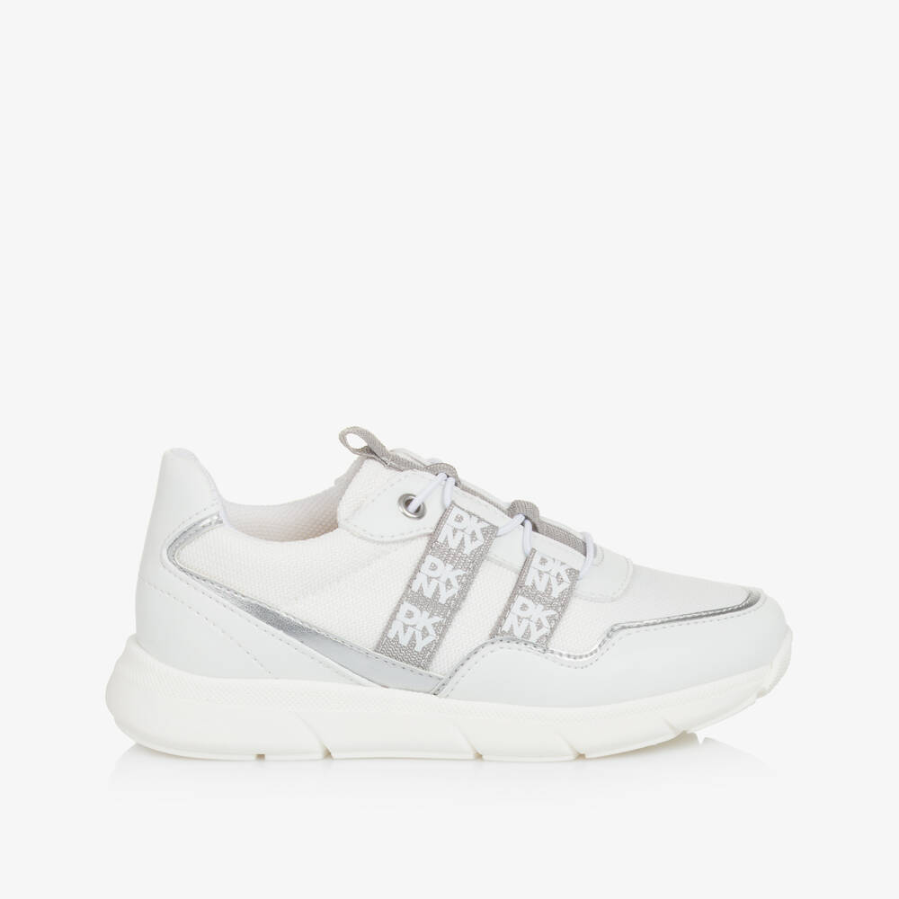 DKNY-Кремовые сетчатые кроссовки для девочек | Childrensalon Outlet