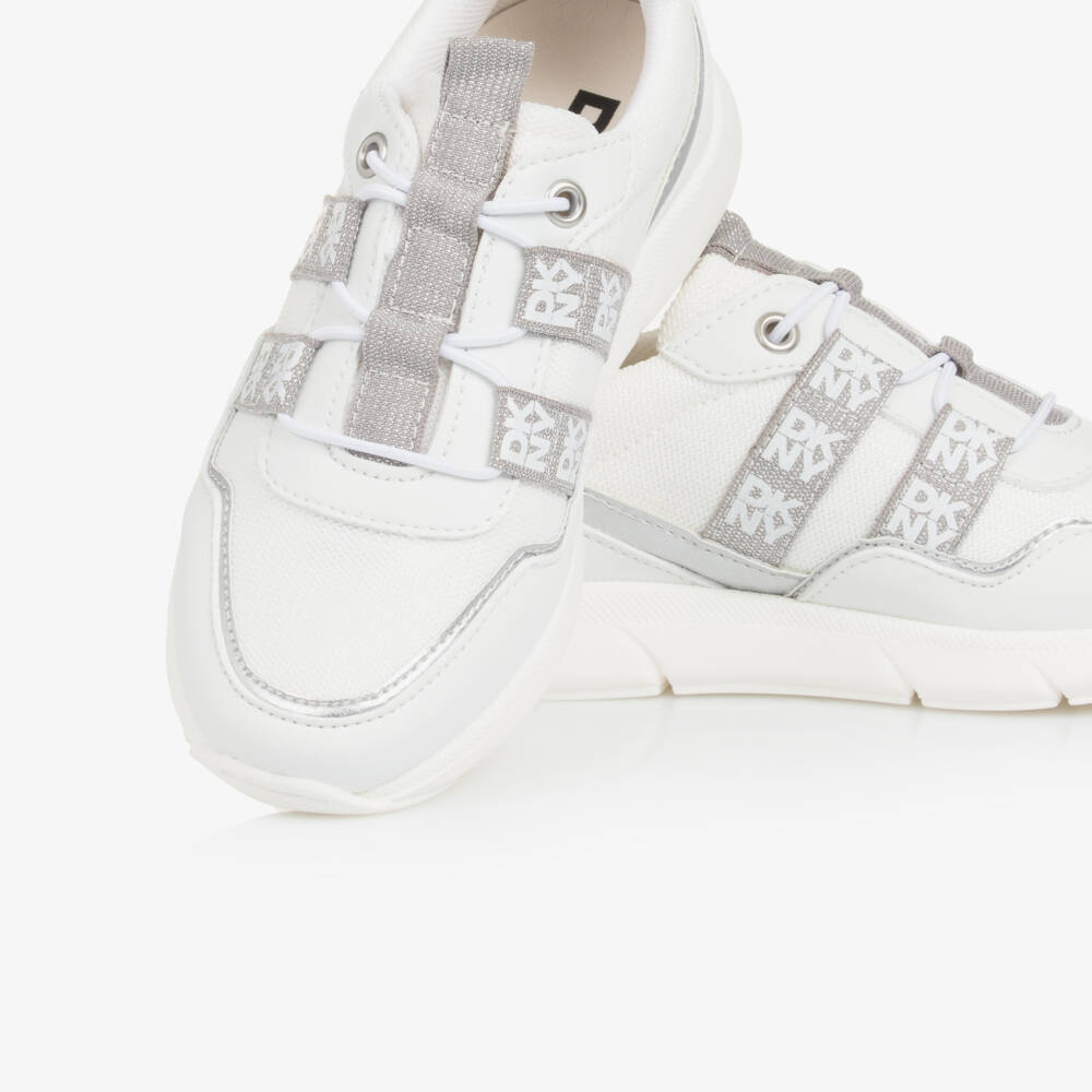 DKNY-Кремовые сетчатые кроссовки для девочек | Childrensalon Outlet