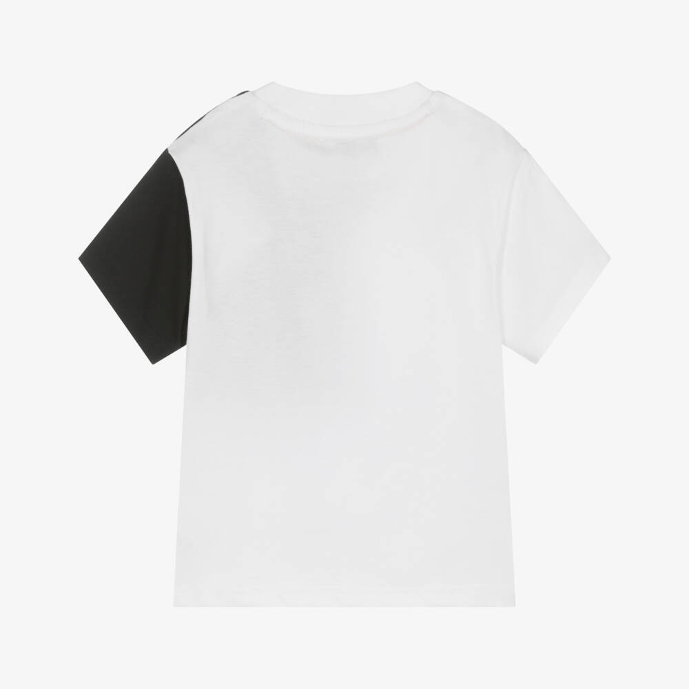 DKNY-Girls Monochrome Organic Cotton Tee | Childrensalon Outlet