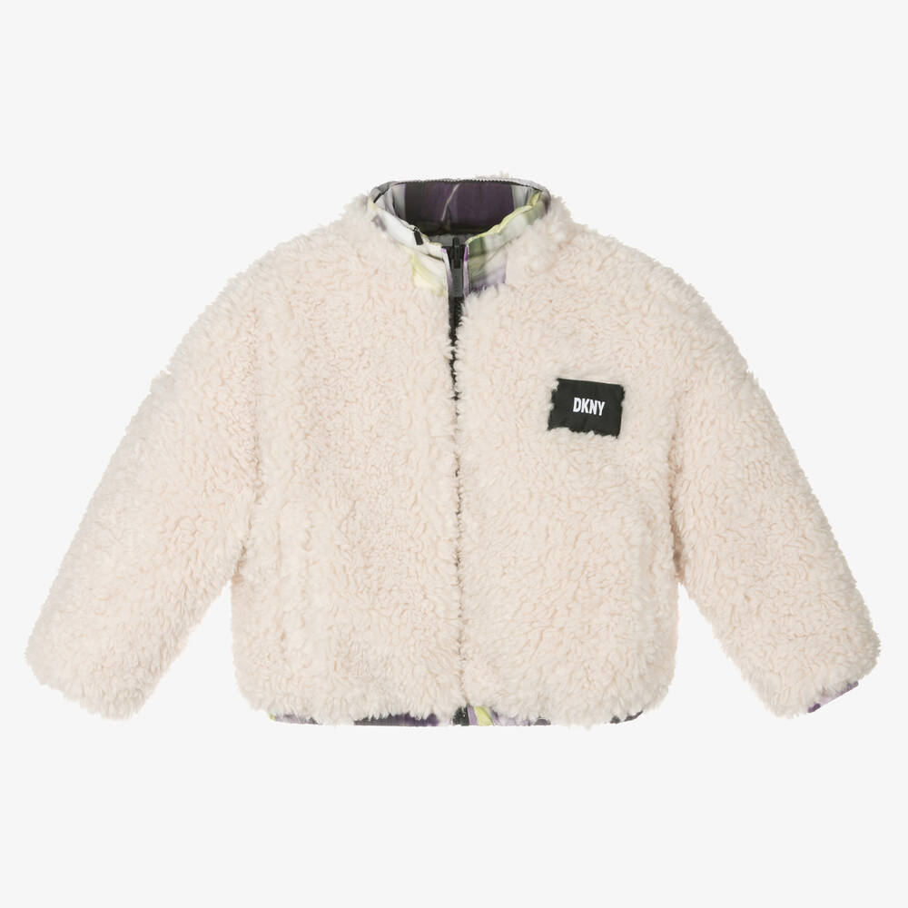 DKNY-Girls NYC Lights Reversible Jacket | Childrensalon Outlet