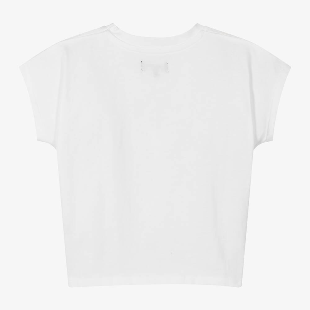 DKNY-Футболка из органического хлопка с узлом для девочек | Childrensalon Outlet