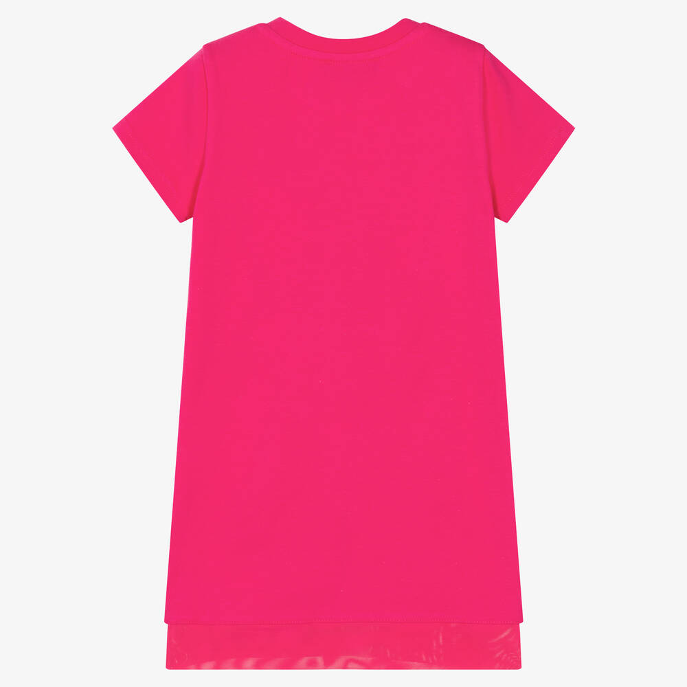 Plain pink t shop shirt dress