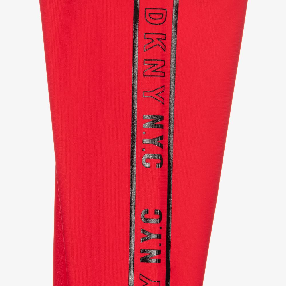 DKNY-Красные легинсы для девочек | Childrensalon Outlet