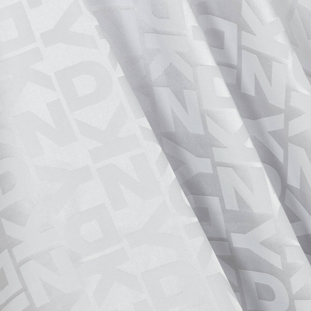 DKNY-Girls Satin Silver Jacquard Skirt | Childrensalon Outlet