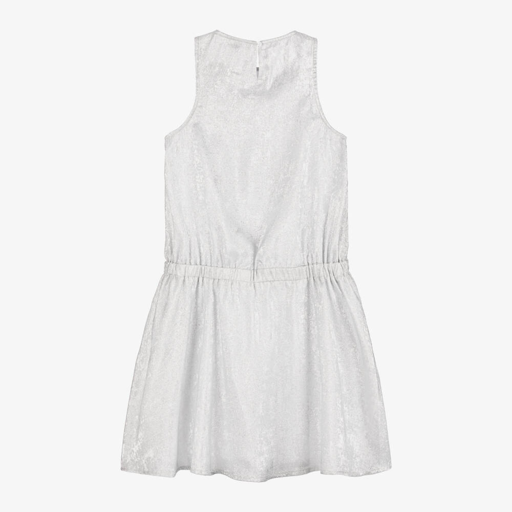 DKNY-Платье без рукавов из блестящего крепа для девочек | Childrensalon Outlet