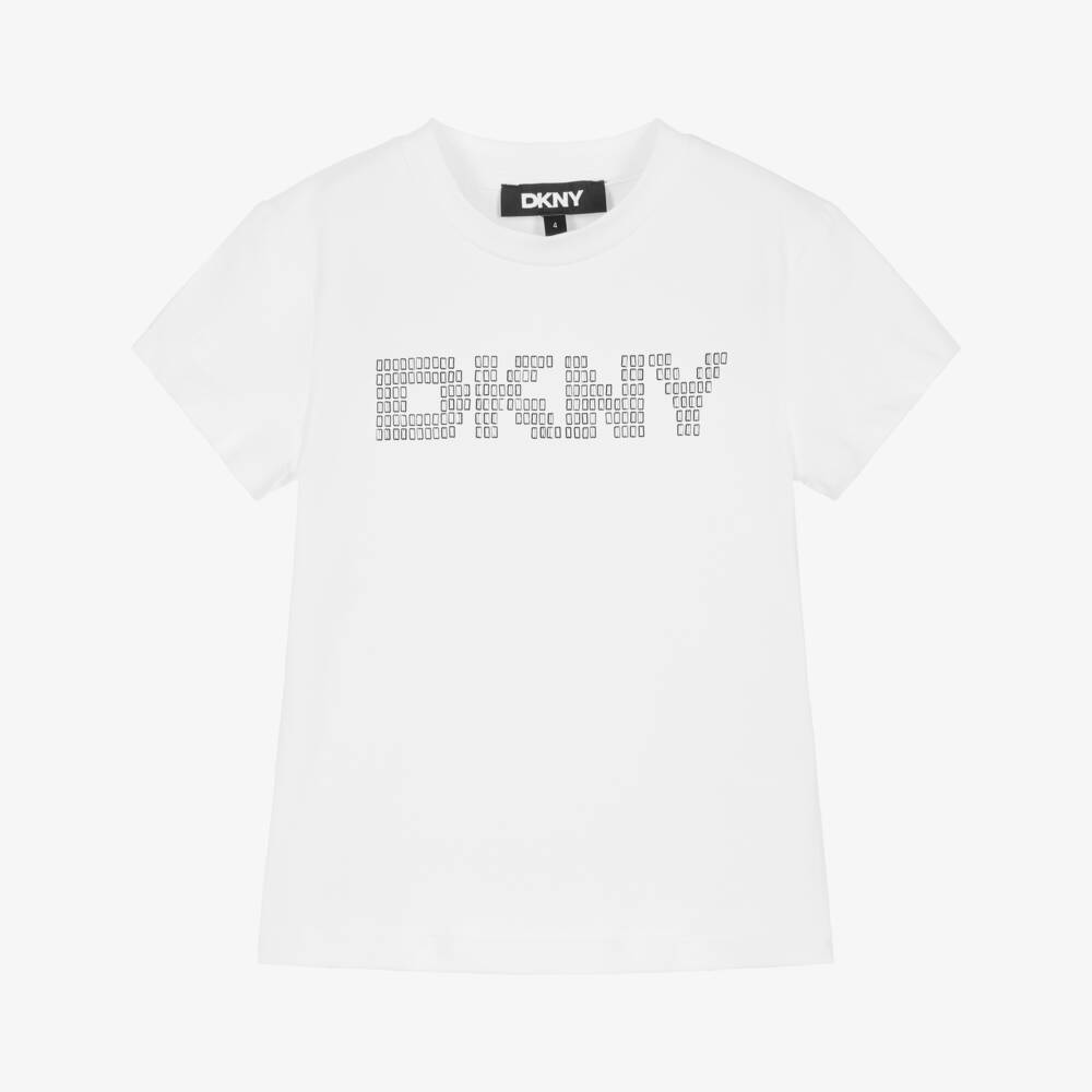 DKNY-Girls Short Sleeve Logo Top | Childrensalon Outlet