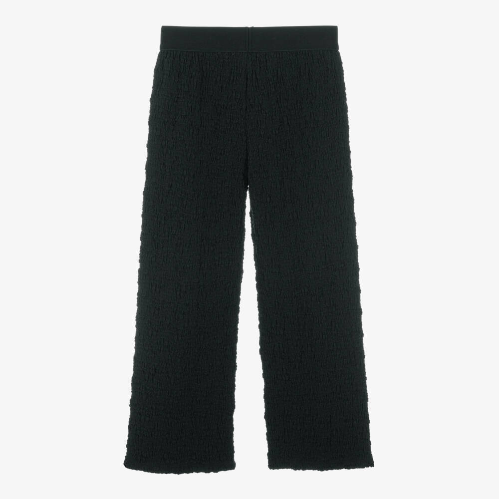 DKNY-Girls Sleek Textured Knit Trousers | Childrensalon Outlet