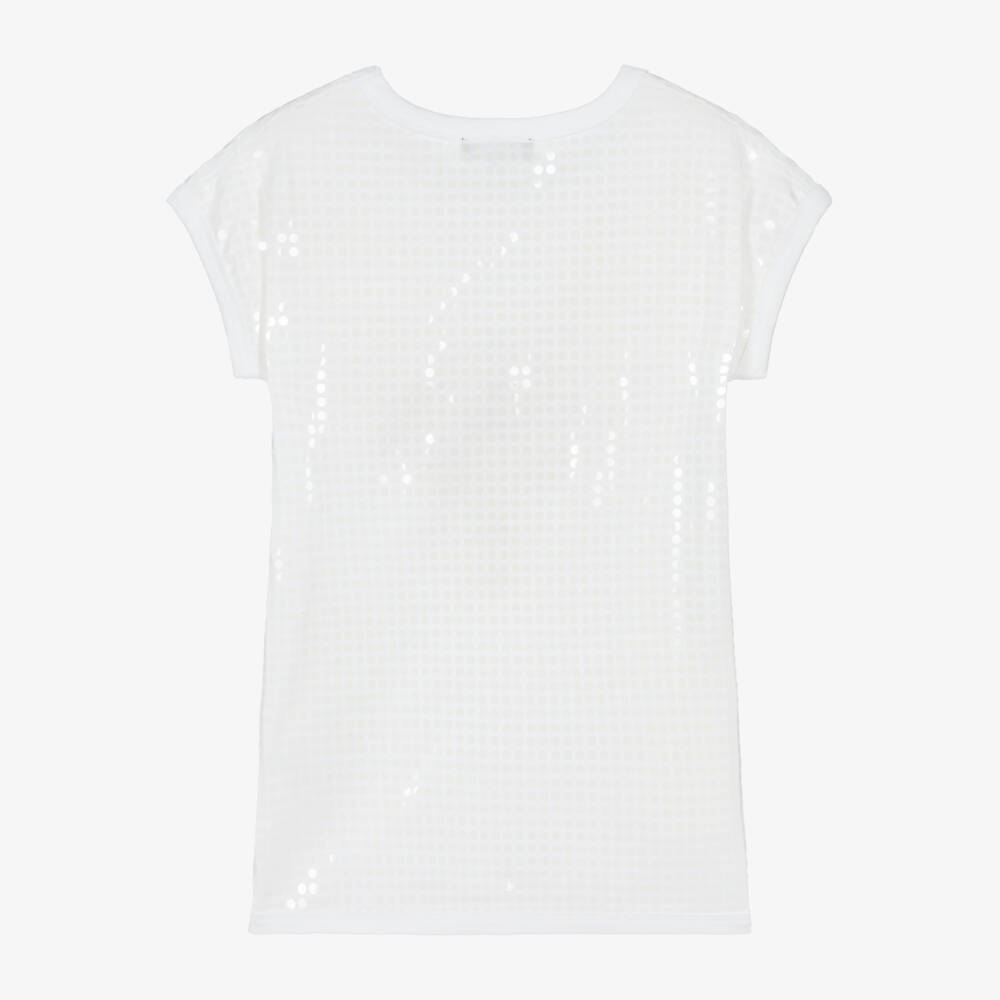 DKNY-Girls Sparkling Cotton Tee Dress | Childrensalon Outlet