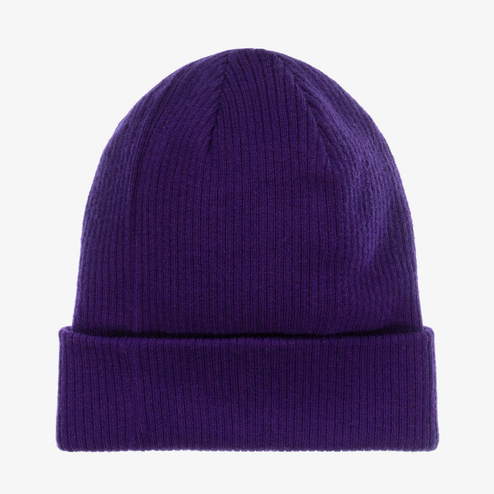 DKNY-Girls Violet Knit Viscose Beanie | Childrensalon Outlet