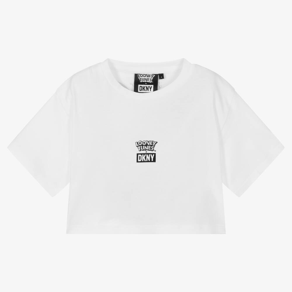 DKNY - T-shirt court blanc Looney Tunes | Childrensalon