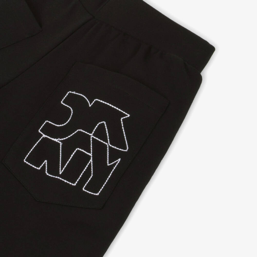 DKNY-Широкие черные бермуды для девочек | Childrensalon Outlet