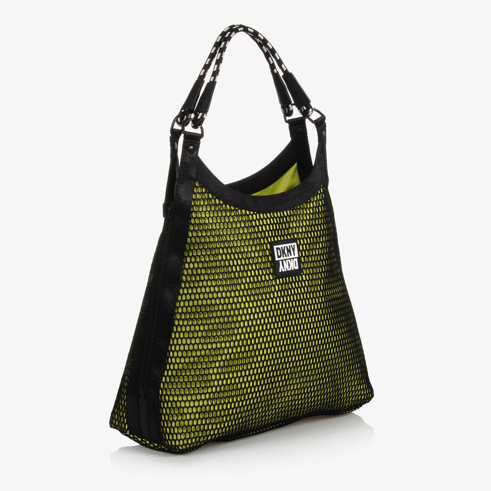 DKNY-Girls Yellow Reversible Tote Bag (40cm) | Childrensalon Outlet