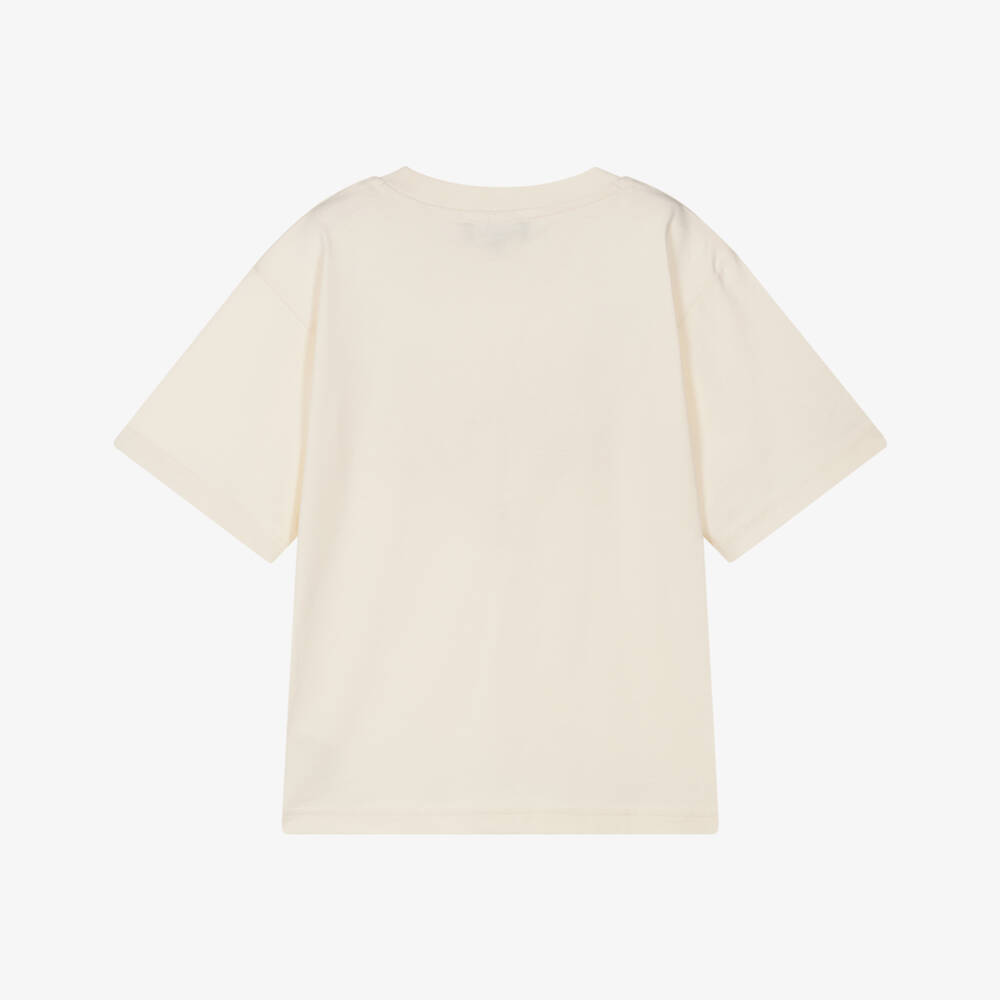 DKNY-Кремовая футболка с логотипом Nyc для мальчиков | Childrensalon Outlet