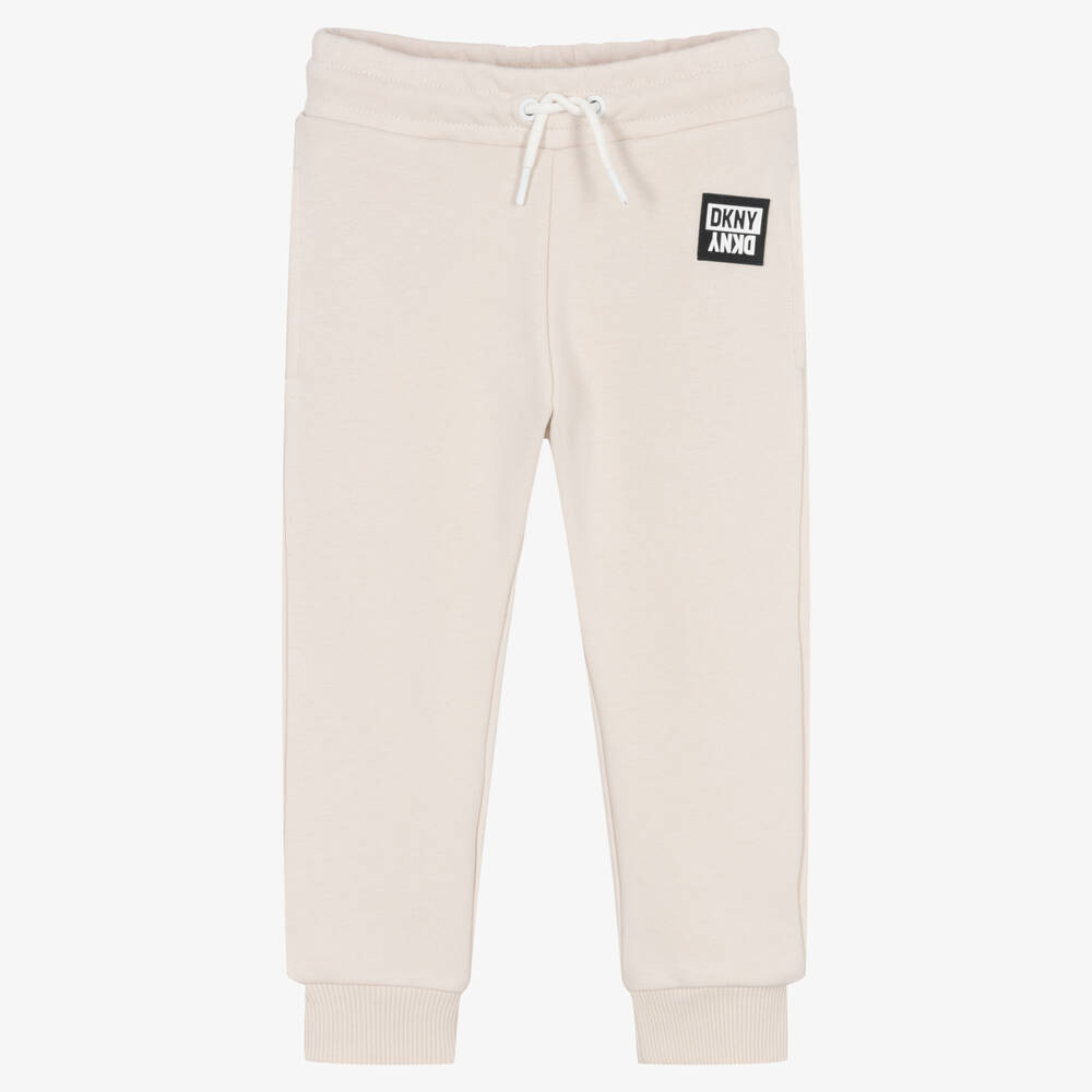 DKNY - Hellbeige Baumwoll-Jogginghose | Childrensalon