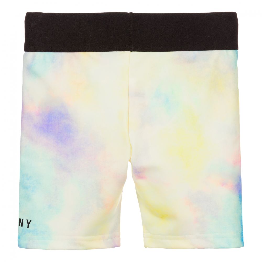 DKNY-شورت جيرسي بطبعة ملونة للبنات | Childrensalon Outlet