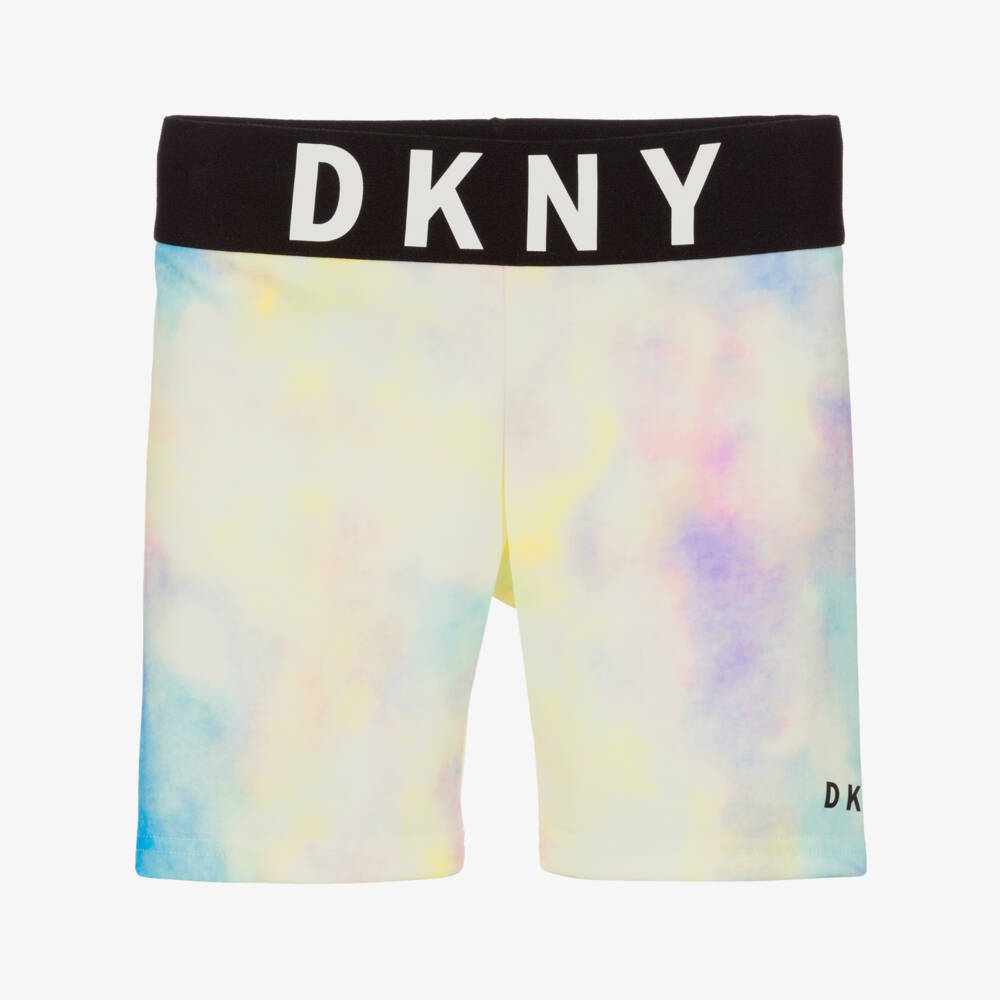 DKNY-شورت جيرسي بطبعة ملونة للبنات | Childrensalon Outlet