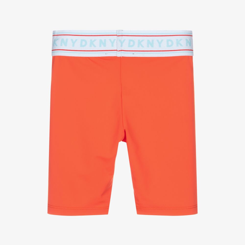 دكني-شورت لرياضة الدراجات ليكرا لون برتقالي للبنات | Childrensalon Outlet
