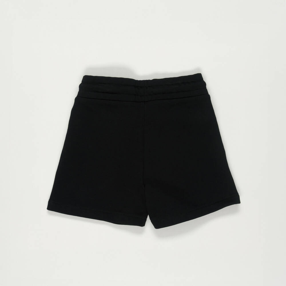 DKNY-Preloved Girls Black Cotton Logo Shorts (8years) | Childrensalon Outlet