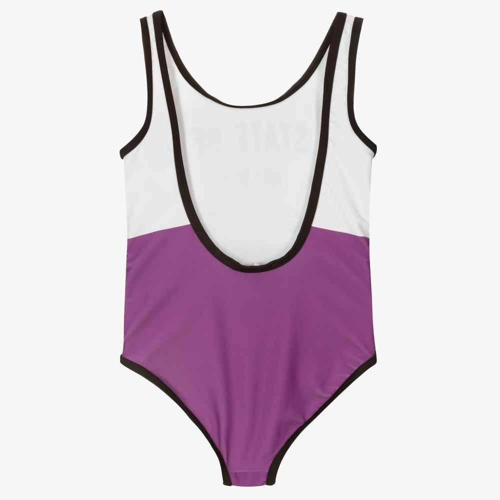 DKNY-Фиолетово-белый купальник | Childrensalon Outlet