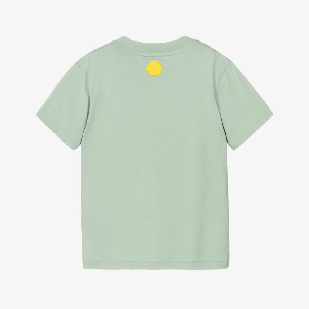 DKNY-Sage Green Ss Tee | Childrensalon Outlet