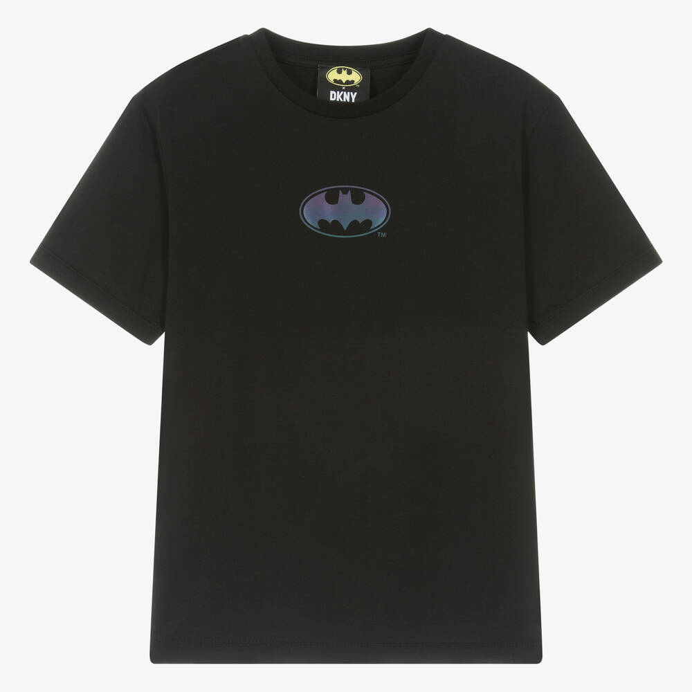 DKNY - Schwarzes Teen Batman Baumwoll-T-Shirt für Jungen | Childrensalon