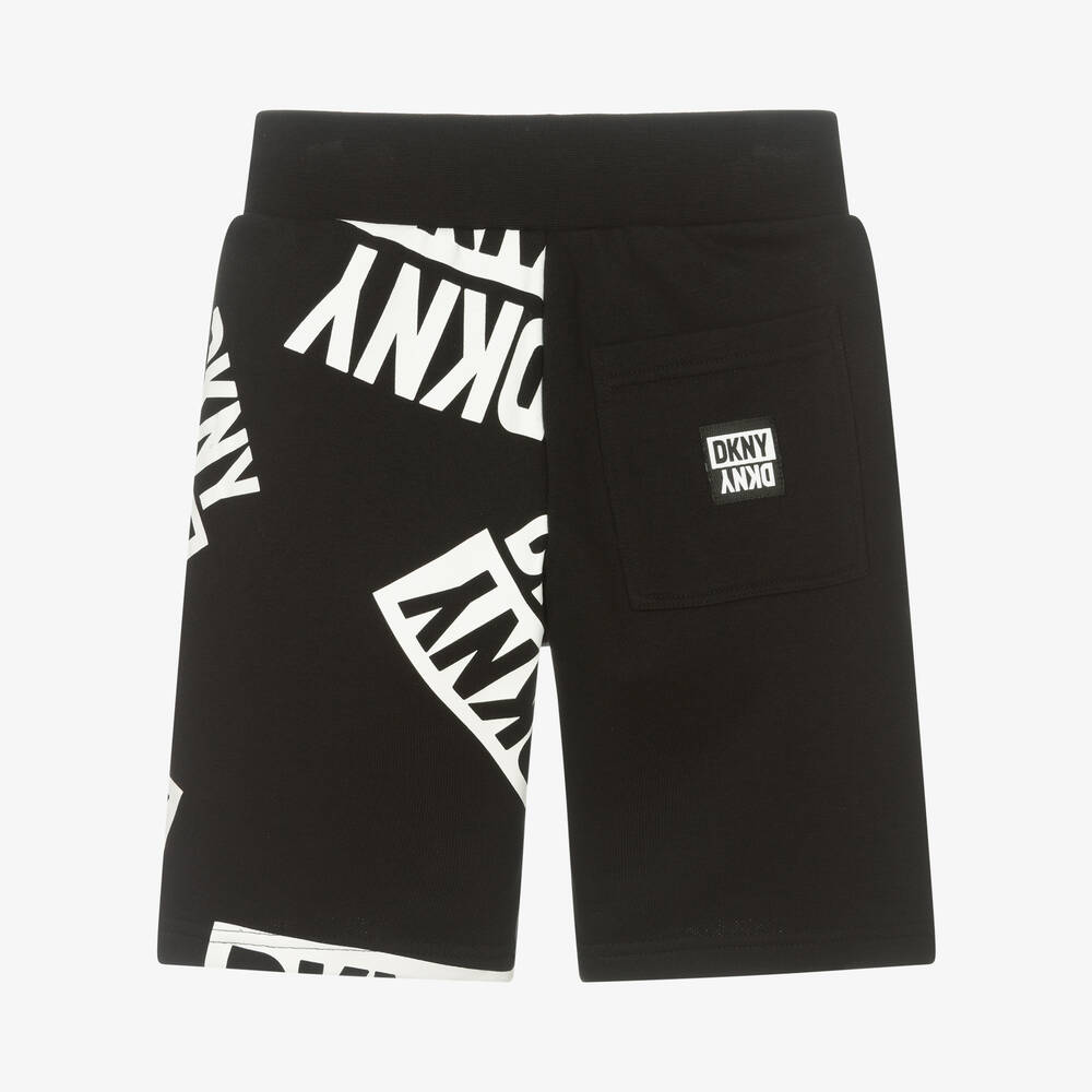 DKNY-Черные хлопковые шорты | Childrensalon Outlet