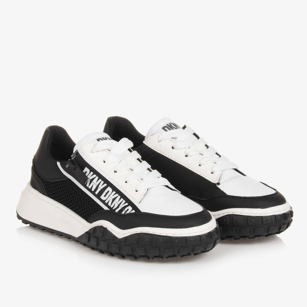 Dkny black and white shoes best sale