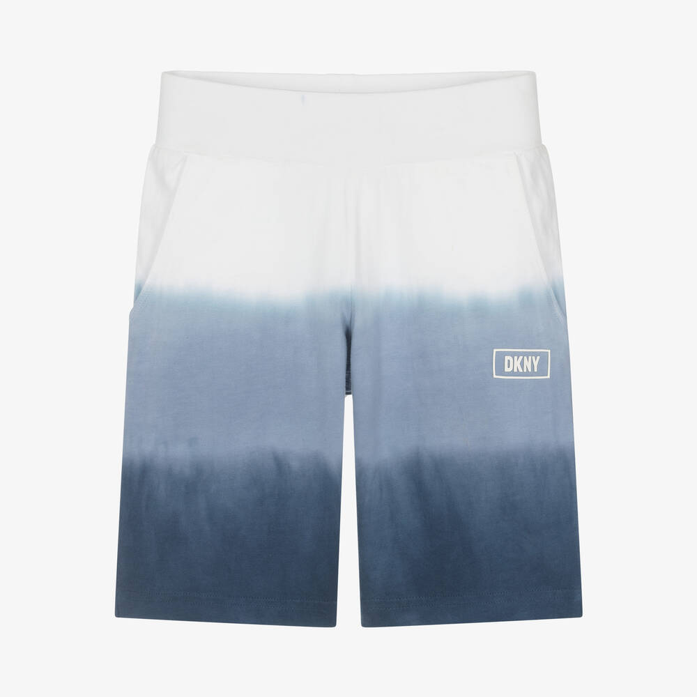 DKNY - Teen Blue Dip Dye Jersey Shorts | Childrensalon