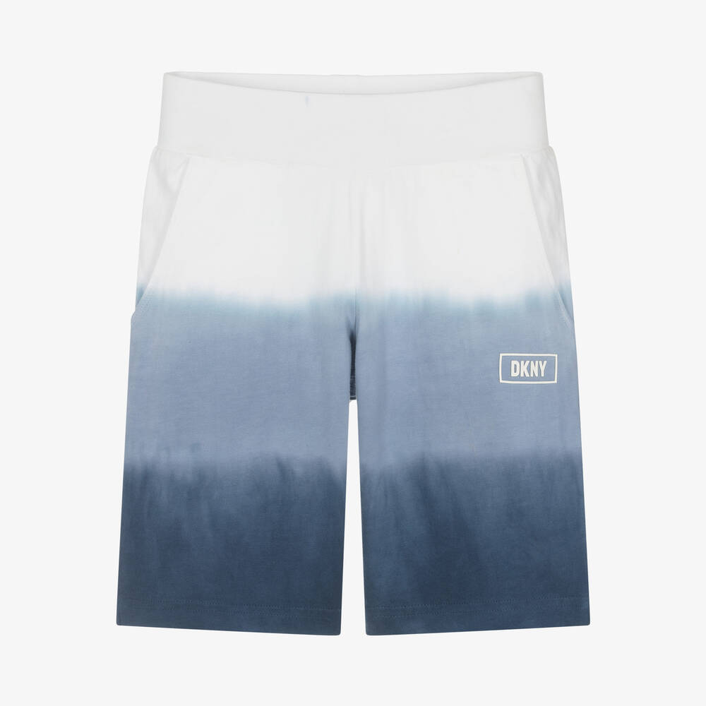 DKNY - Short bleu dip dye en jersey ado | Childrensalon