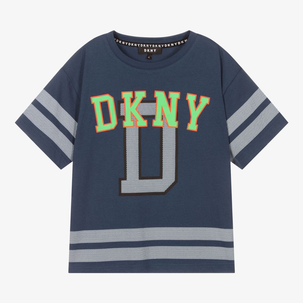 DKNY-Синяя спортивная футболка для подростков | Childrensalon Outlet