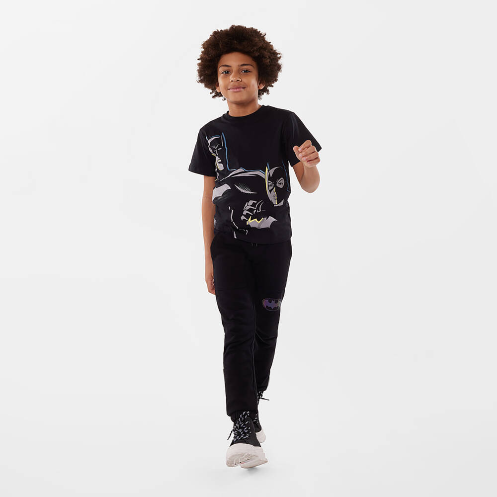DKNY-Teen Boys Black Batman Cotton Tee | Childrensalon Outlet
