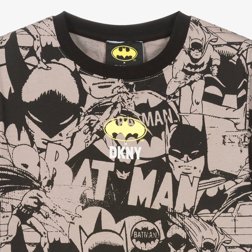 DKNY-Teen Boys Black & Brown Batman T-Shirt | Childrensalon Outlet