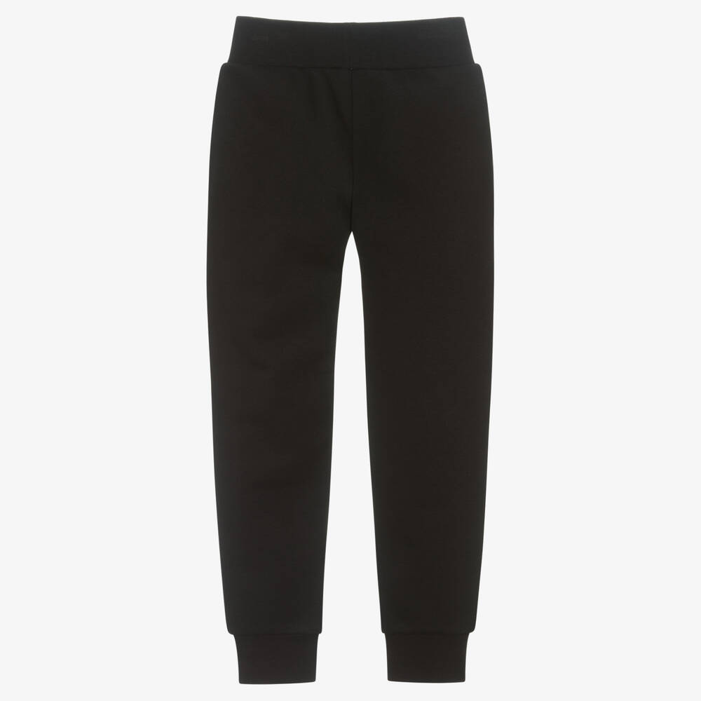 DKNY-جوغرز تينز ولادي قطن جيرسي لون أسود | Childrensalon Outlet