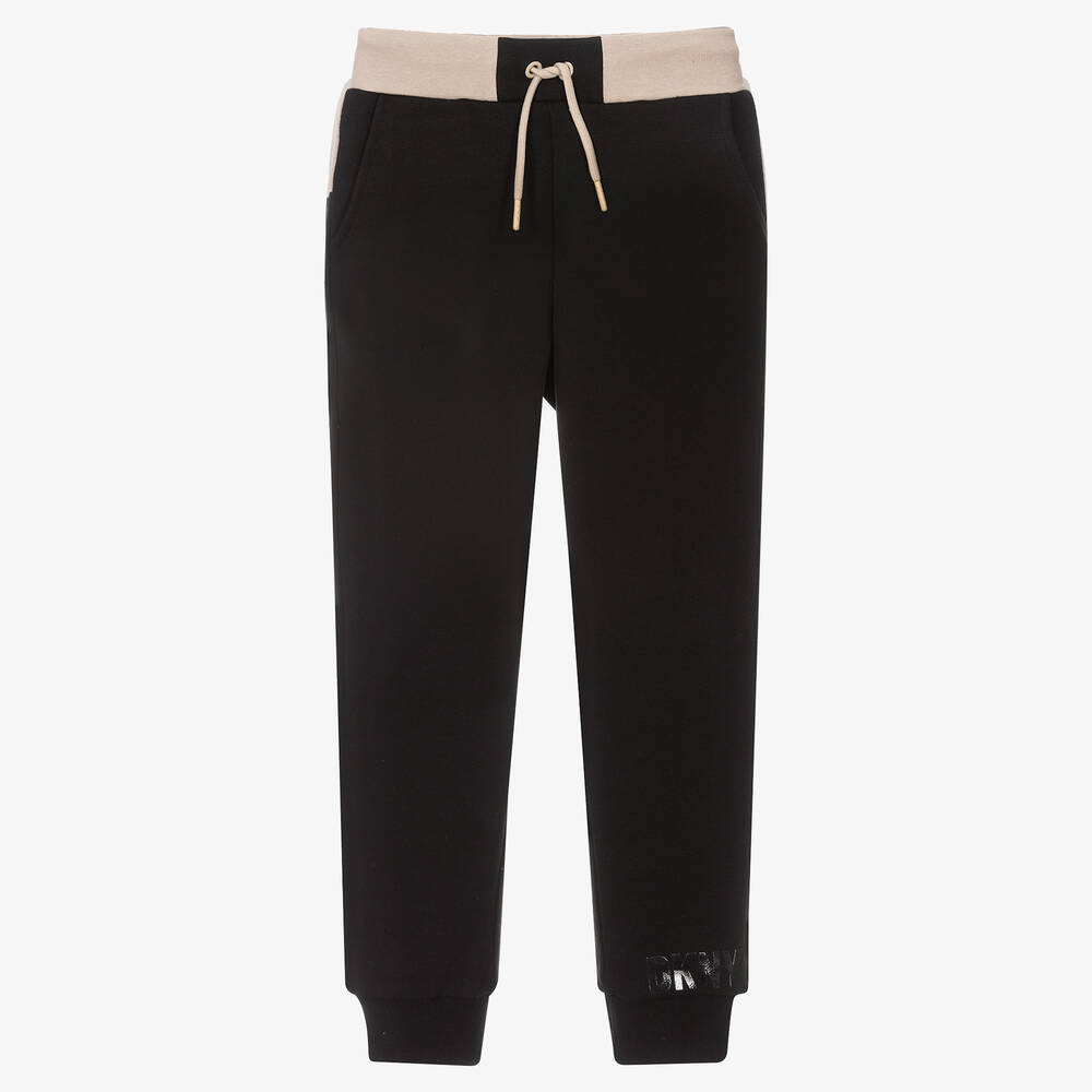 DKNY - Teen Boys Black Logo Joggers | Childrensalon