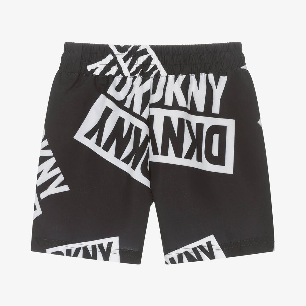 DKNY-شورت سباحة تينز ولادي لون أسود | Childrensalon Outlet