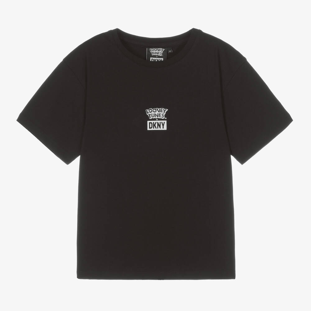 DKNY-Teen Boys Black Looney Tunes T-Shirt | Childrensalon Outlet