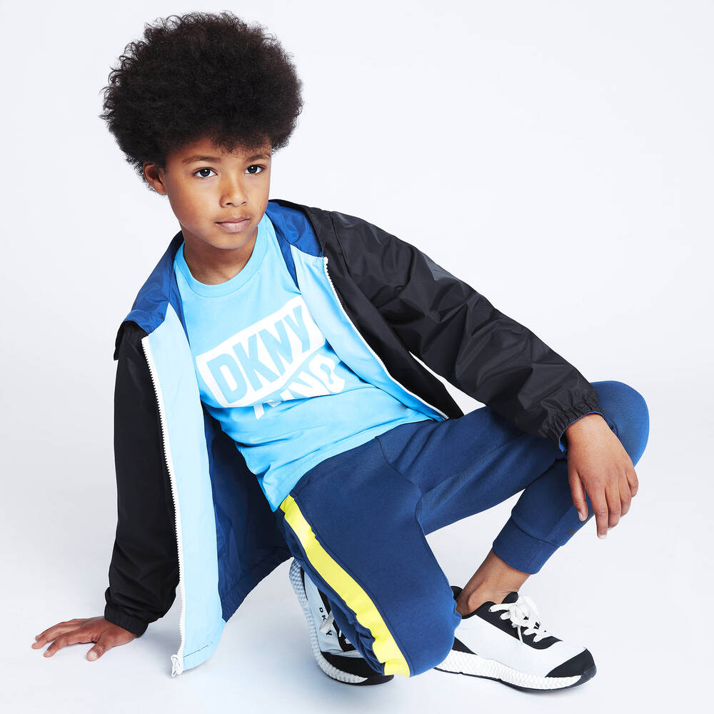 Boys dkny coat discount