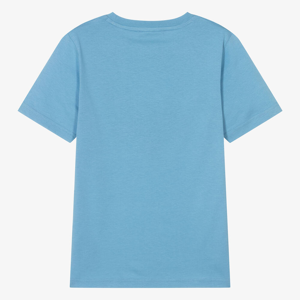 DKNY-Teen Boys Blue Cotton Jersey T-Shirt | Childrensalon Outlet