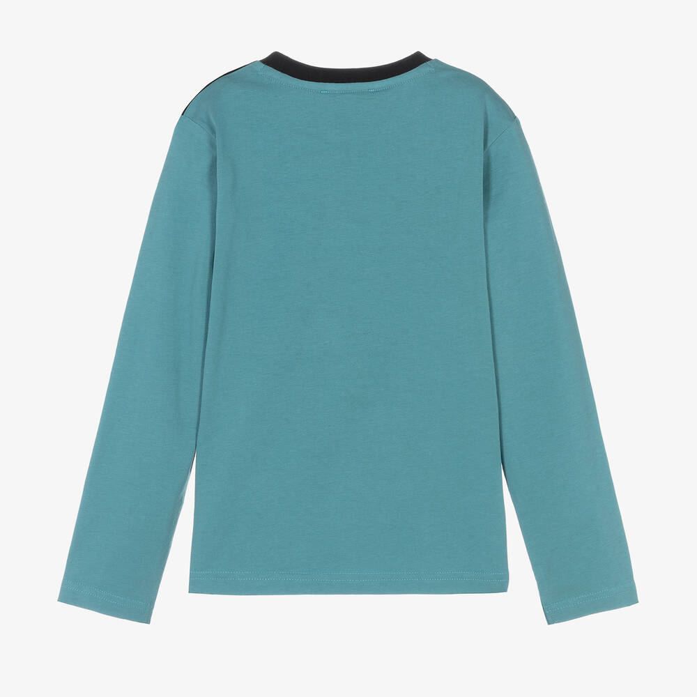 DKNY-توب تينز ولادي قطن لون أزرق | Childrensalon Outlet