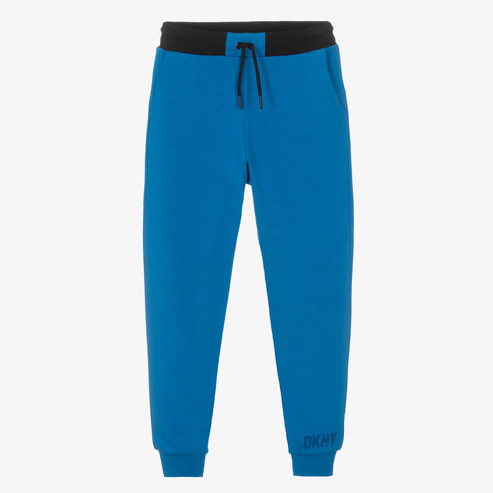 DKNY - Teen Boys Blue Logo Joggers | Childrensalon