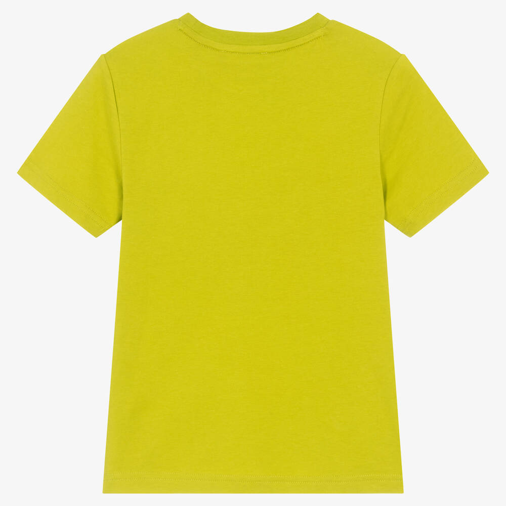 DKNY-Зеленая хлопковая футболка для мальчиков-подростков | Childrensalon Outlet