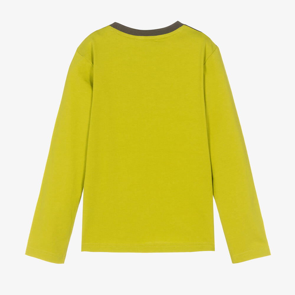 DKNY-توب تينز ولادي قطن جيرسي لون أخضر | Childrensalon Outlet