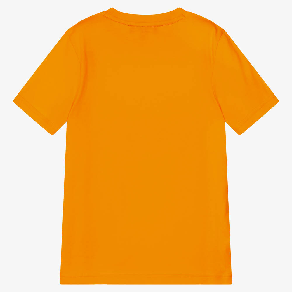 DKNY-Teen Boys Orange Cotton Logo T-Shirt | Childrensalon Outlet