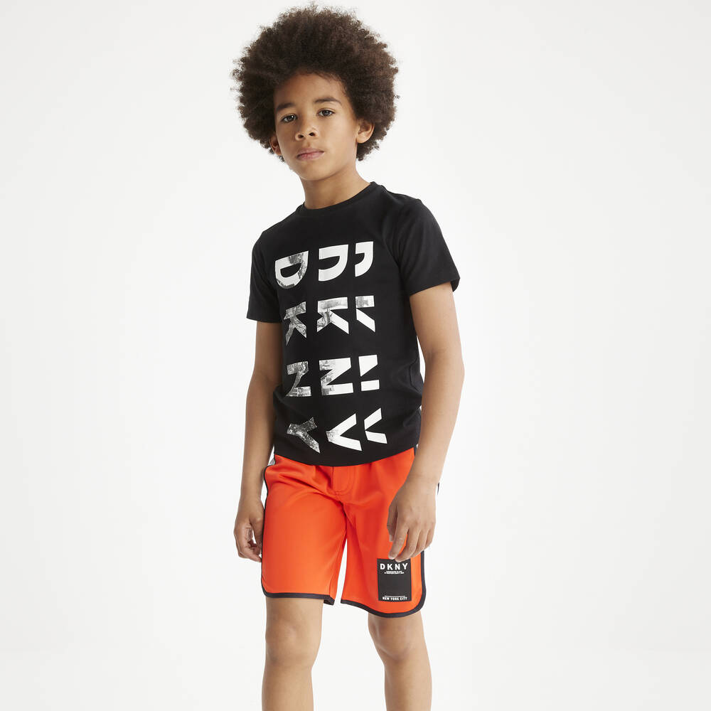 DKNY-Оранжевые шорты для мальчиков-подростков | Childrensalon Outlet
