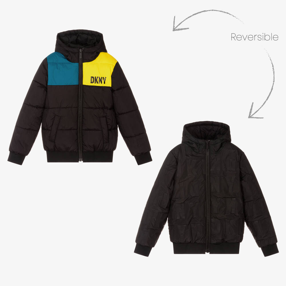 DKNY - Двусторонняя куртка для мальчиков-подростков | Childrensalon