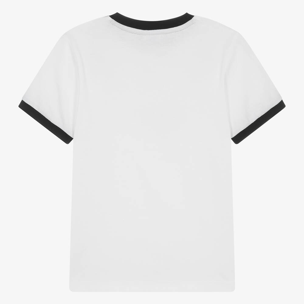 DKNY-Teen Boys White Cotton T-Shirt | Childrensalon Outlet