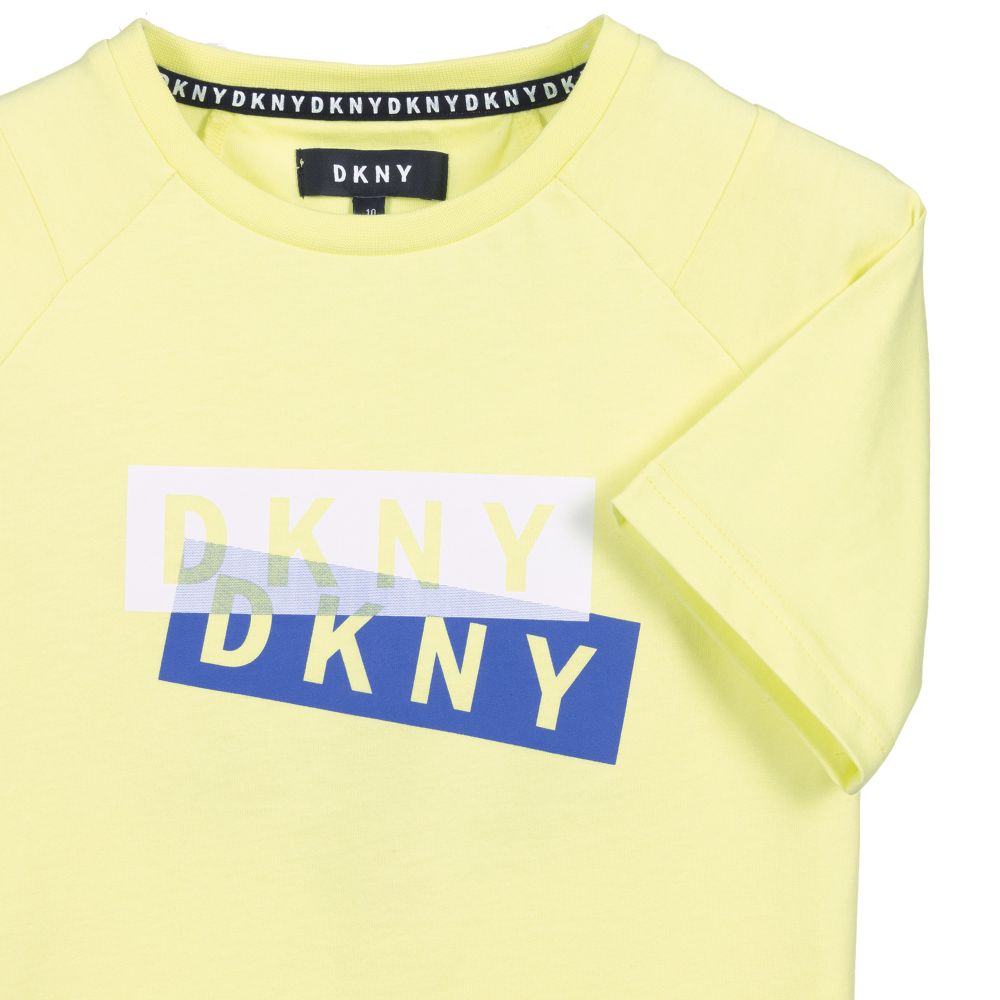DKNY-Желтая футболка для подростков | Childrensalon Outlet