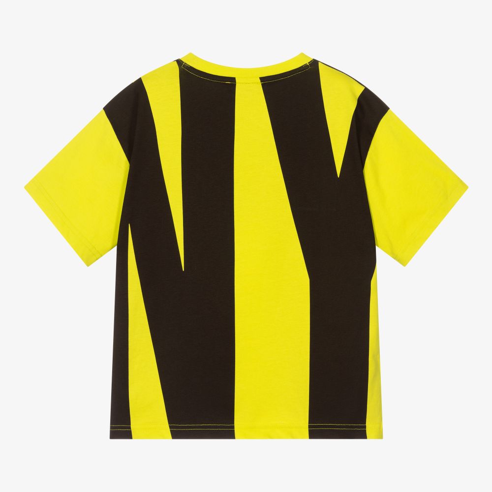 DKNY - Teen Boys Yellow Logo T-Shirt | Childrensalon Outlet