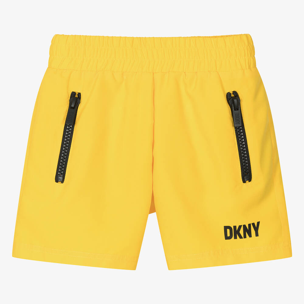 Yellow beach shorts online